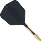 Cuesoul Rost T19 Carbon Fibre - Integrated Dart Shaft and Flights - Big Wing - Black Size 3