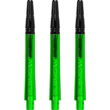 Harrows Alamo VS2 Dart Shafts - Polycarbonate - Black Aluminium Top - Green Medium