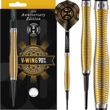 Harrows V Wing Darts - Soft Tip - 90% - Anniversary Edition - Gold Titanium 18g