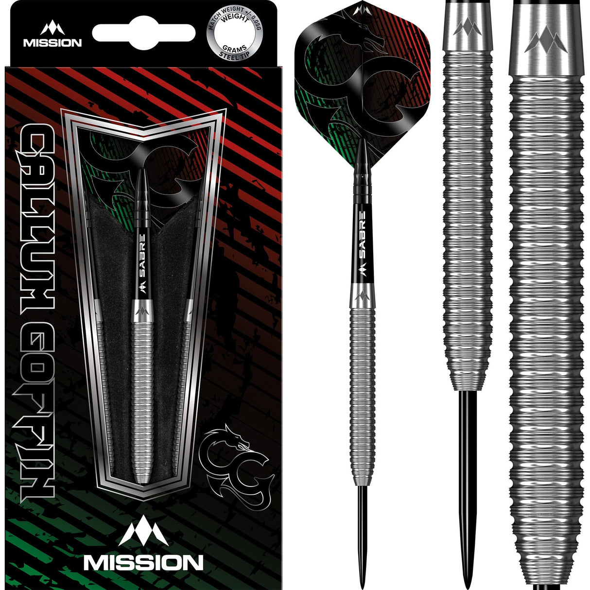 Mission Callum Goffin Darts - Steel Tip - 90% - Micro Grip