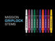 Mission GripLock Shafts - Dart Stems - Green