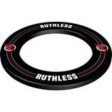 Ruthless Dartboard Surround - Professional - Printed Design - Black