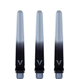 Viper Viperlock Aluminium Dart Shafts - inc O-Rings and Locking Pin - Black & Silver Short