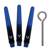 Viper Viperlock Aluminium Dart Shafts - inc O-Rings and Locking Pin - Black & Blue