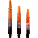 *Perfect Darts - Two Tone Shafts - Polycarbonate - Black & Orange - 3 Sets Pack