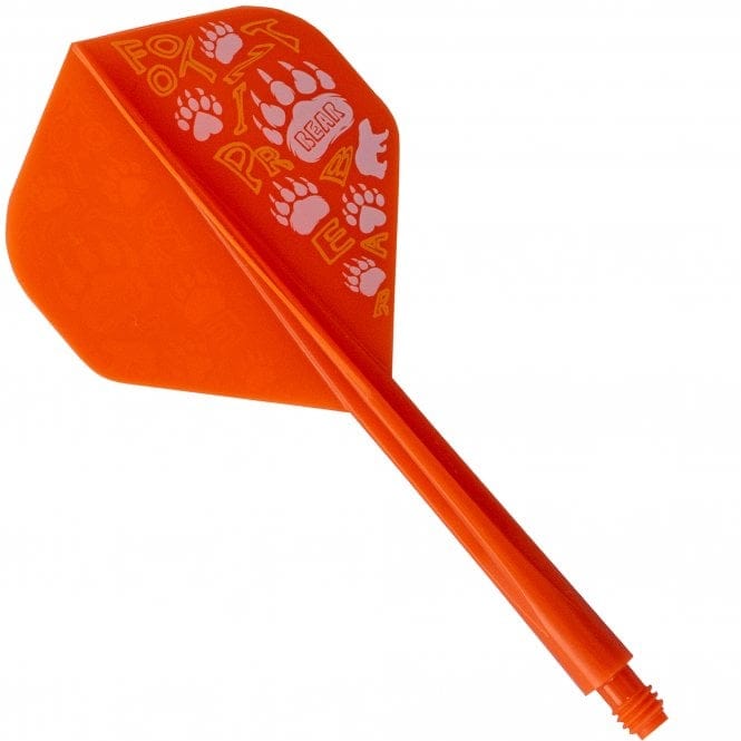 Condor AXE Dart Flights - Standard - Footprint Bear - Orange