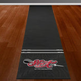 Shot Rubber Dart Mat - Heavy Duty - Floor Protection - 300cm x 60cm - Black