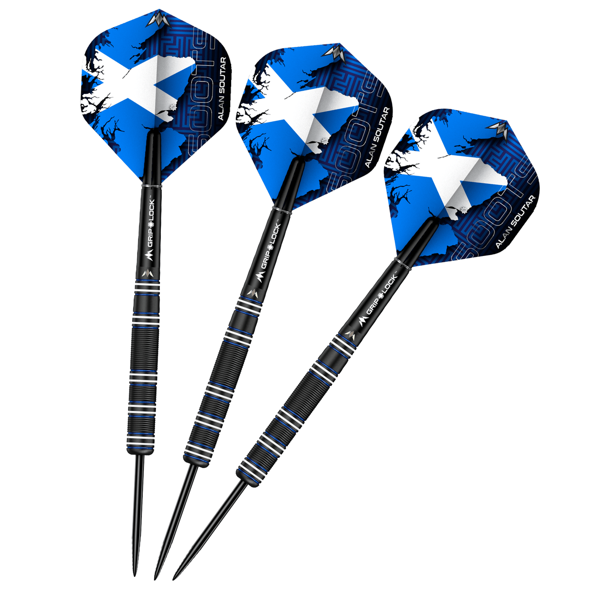 Mission Alan Soutar Darts - Steel Tip - 90% - Soots - Black Titanium 24g