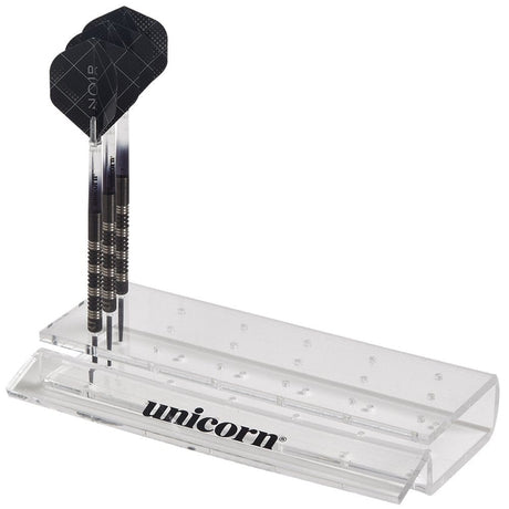 Unicorn Dart Stand - Holds 6 Sets Darts - Clear Acrylic