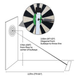 Mission Retractable Dartboard Measure - Board And Oche Guide - Easy Set Up