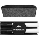 Mission - Whiteboard Kit - Dry Wipe Eraser and Pens