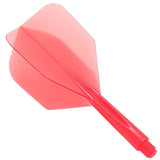 Condor Dart Flights - Zero Stress - Small - Clear Red