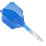 Condor AXE Gradient Dart Flights - Small - Clear Blue Medium