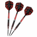 Mission Darryl Fitton Darts - Steel Tip - Electro Black & Red - The Dazzler