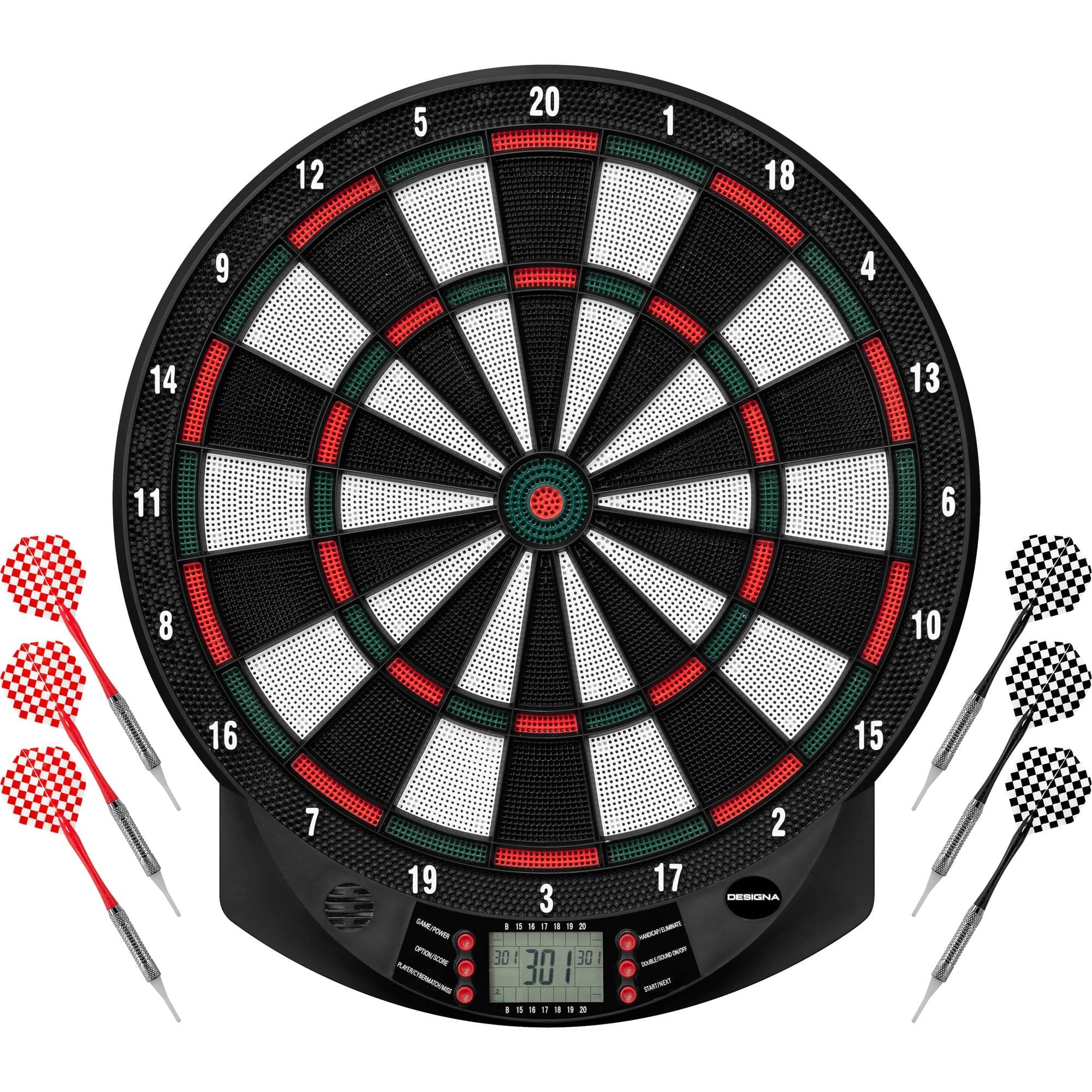 Electronic metal deals tip dart board