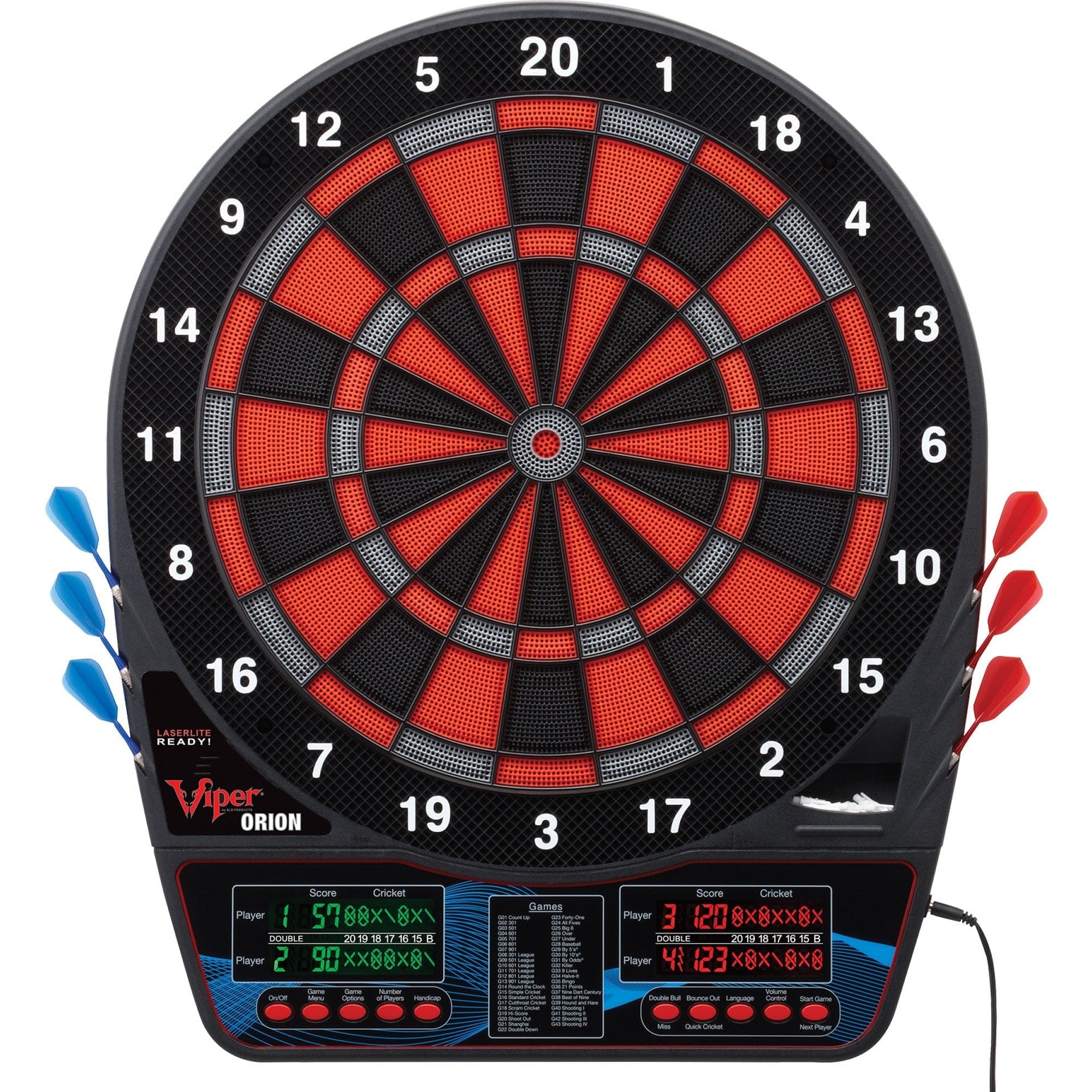 Professional electronic dart clearance board