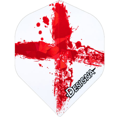 Designa Patriot Dart Flights - Hologram - Std - England