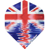 Designa Dart Flights - iFlight - Extra Strong - Std - Union Jack - Shimmer