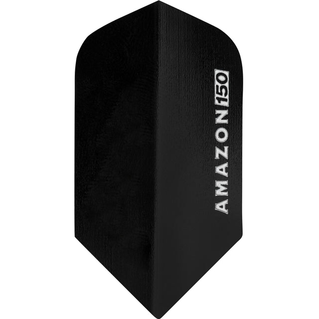 Amazon Dart Flights - 150 Micron - Ultra Strong - Slim - Black and Blue Black