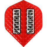 Pentathlon Dart Flights - Dimplex - Extra Strong - Std Red