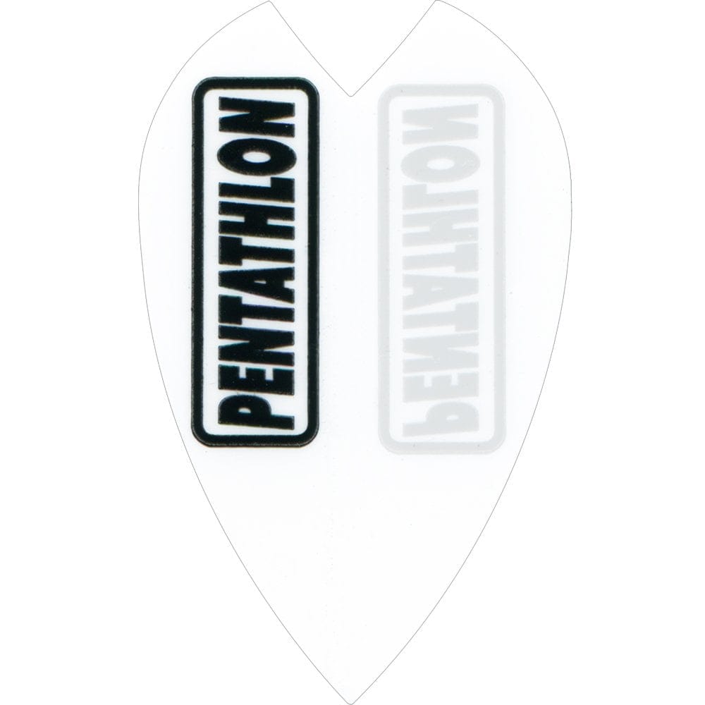 *Dart Flights - Pentathlon Colours - Extra Strong - Mini White