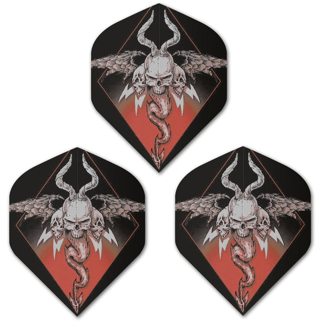 Alchemy Dart Flights - No2 - Std - Silver - From Below