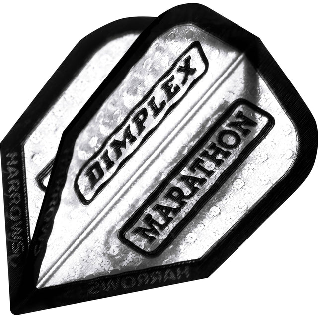 *Harrows Dart Flights - Dimplex Marathon - Std - Black Rim