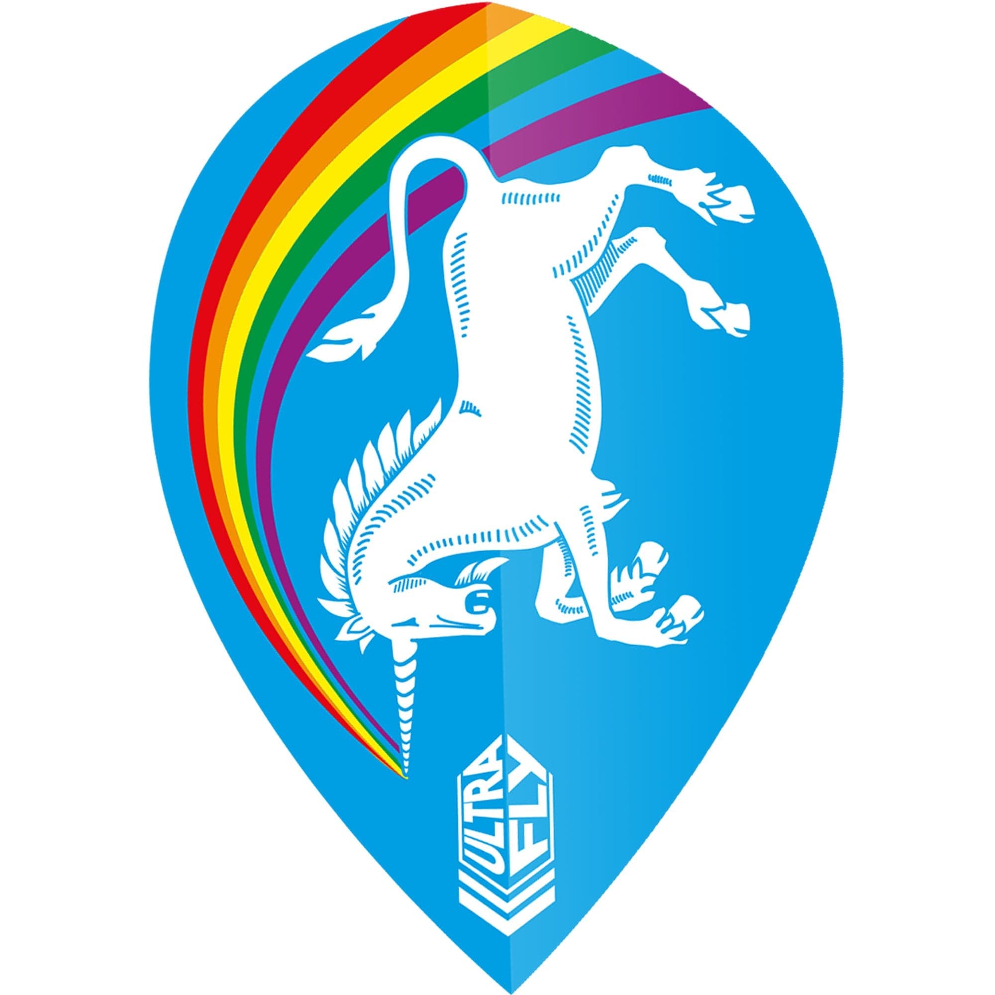 Unicorn Maestro Dart Flights Standard Plus Pear DXM Shape 3 Colours Logo