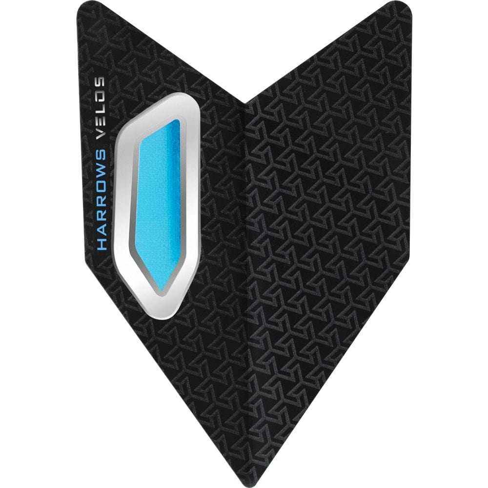 *Harrows Velos Dart Flights - 100 Micron Aqua Blue