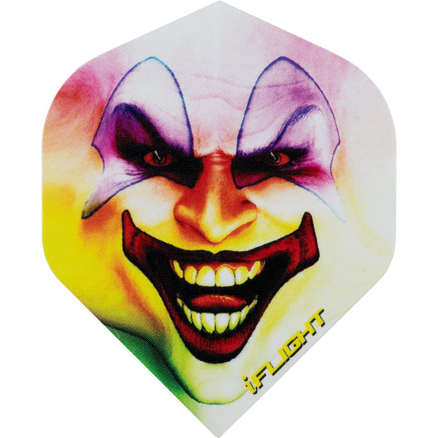 Designa Dart Flights - iFlight - Extra Strong - Std - Clown