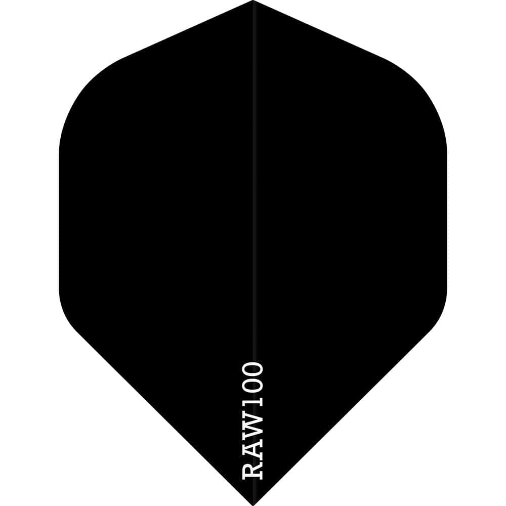 *Dart Flights - Raw 100 - 100 Micron - Std - Plain Black