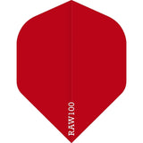 *Dart Flights - Raw 100 - 100 Micron - Std - Plain Red