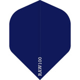 *Dart Flights - Raw 100 - 100 Micron - Std - Plain Dark Blue