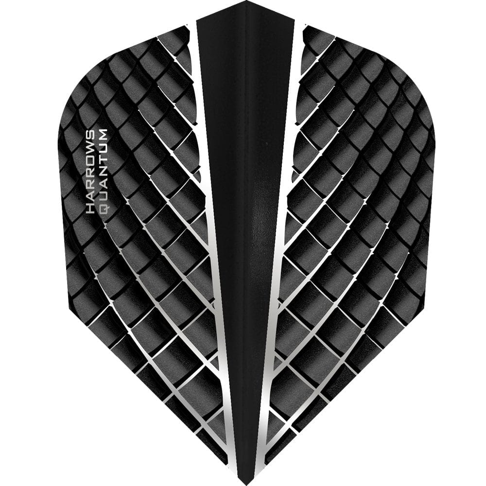 Harrows Quantum Dart Flights - 3D Effect - 100 Micron - Std Black