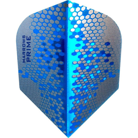 Harrows Prime Dart Flights - No6 - Std - Hex - Blue