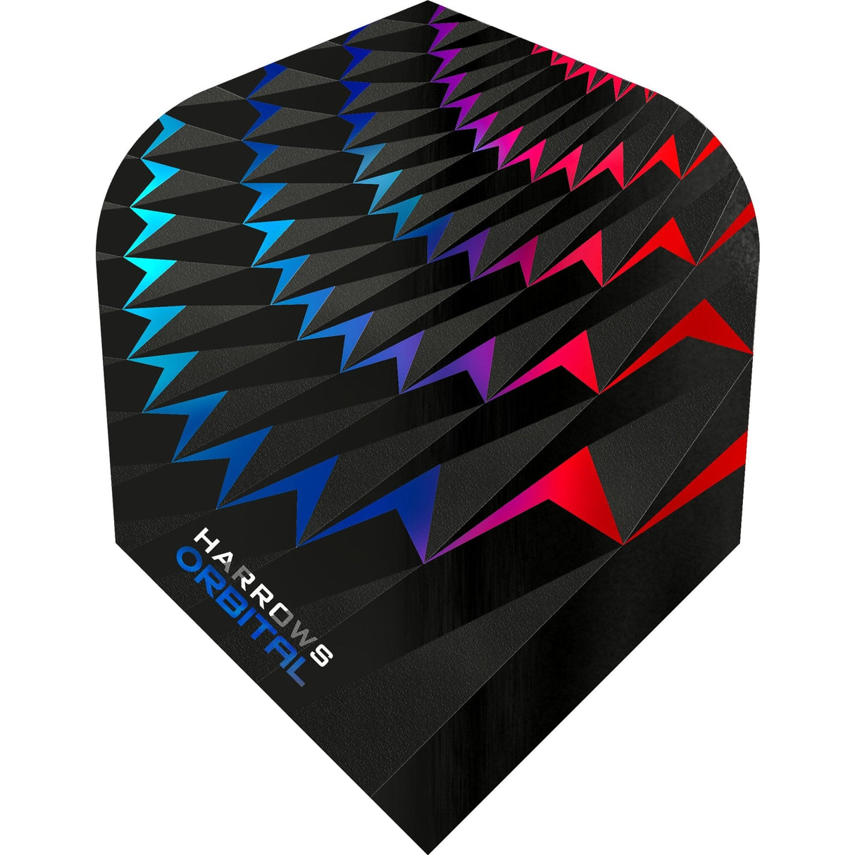 Harrows Orbital Dart Flights - No6 - Std Aqua Blue Red