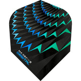 Harrows Orbital Dart Flights - No6 - Std Aqua Blue Green