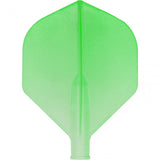 Cuesoul - Tero Flight System - Dart Flights - AK4 - Standard - Gradient Lime Green