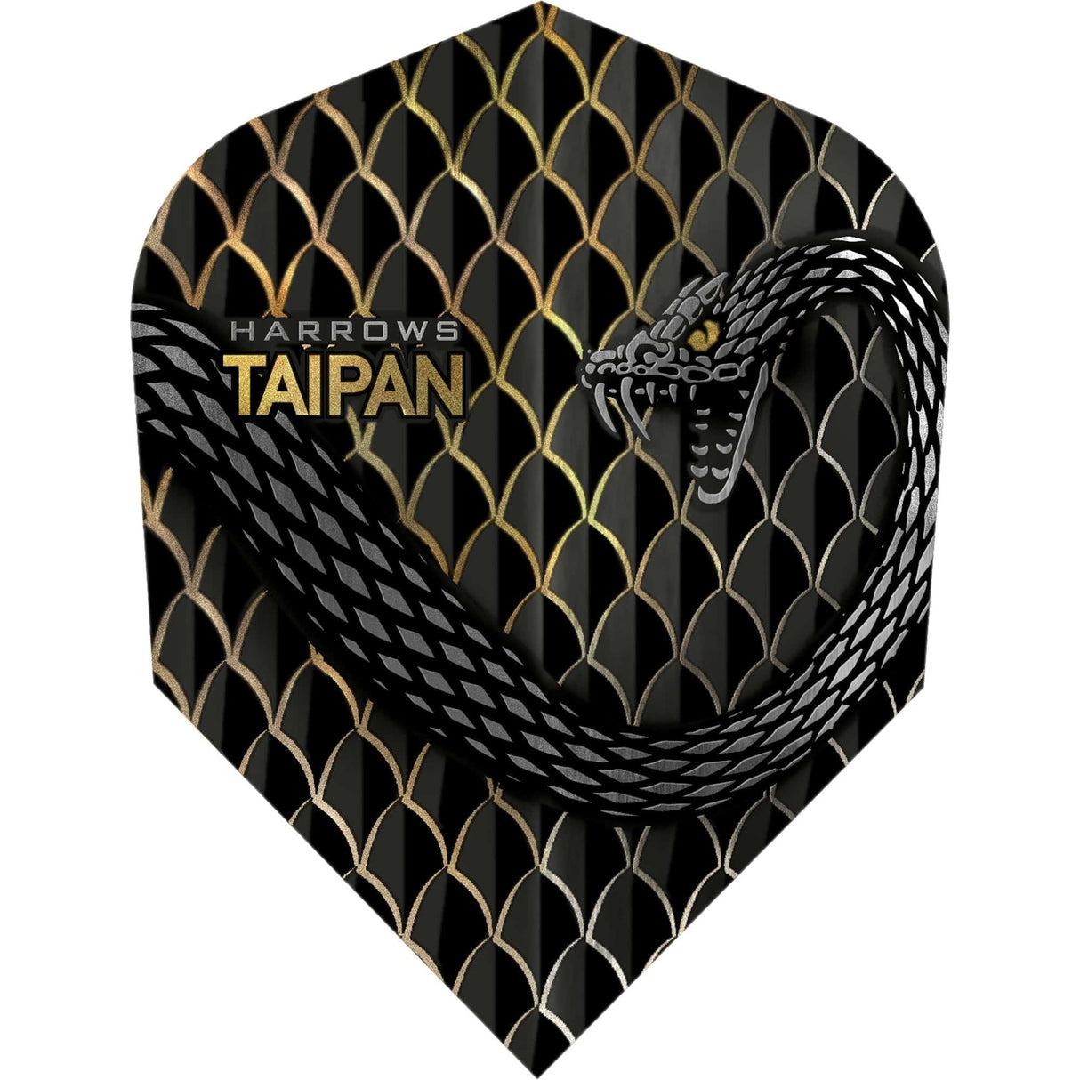 Harrows Taipan Dart Flights - No6 - Std Gold