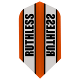 Ruthless - Clear Panel - Dart Flights - 100 Micron - Slim Orange