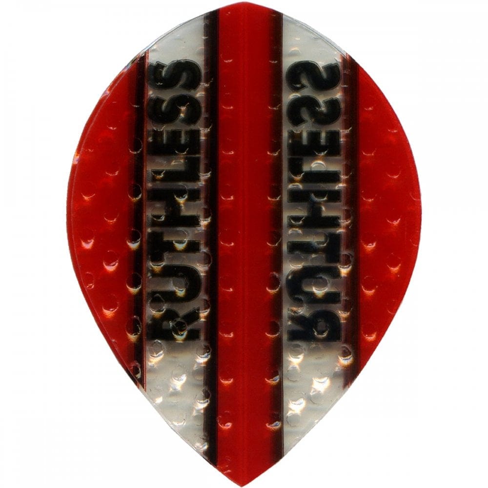 Ruthless - Clear Panel Embossed - Dart Flights - 100 Micron - Pear