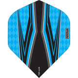 Pentathlon TDP-Lux Dart Flights - Vision Black Centre - No2 - Std Aqua Blue