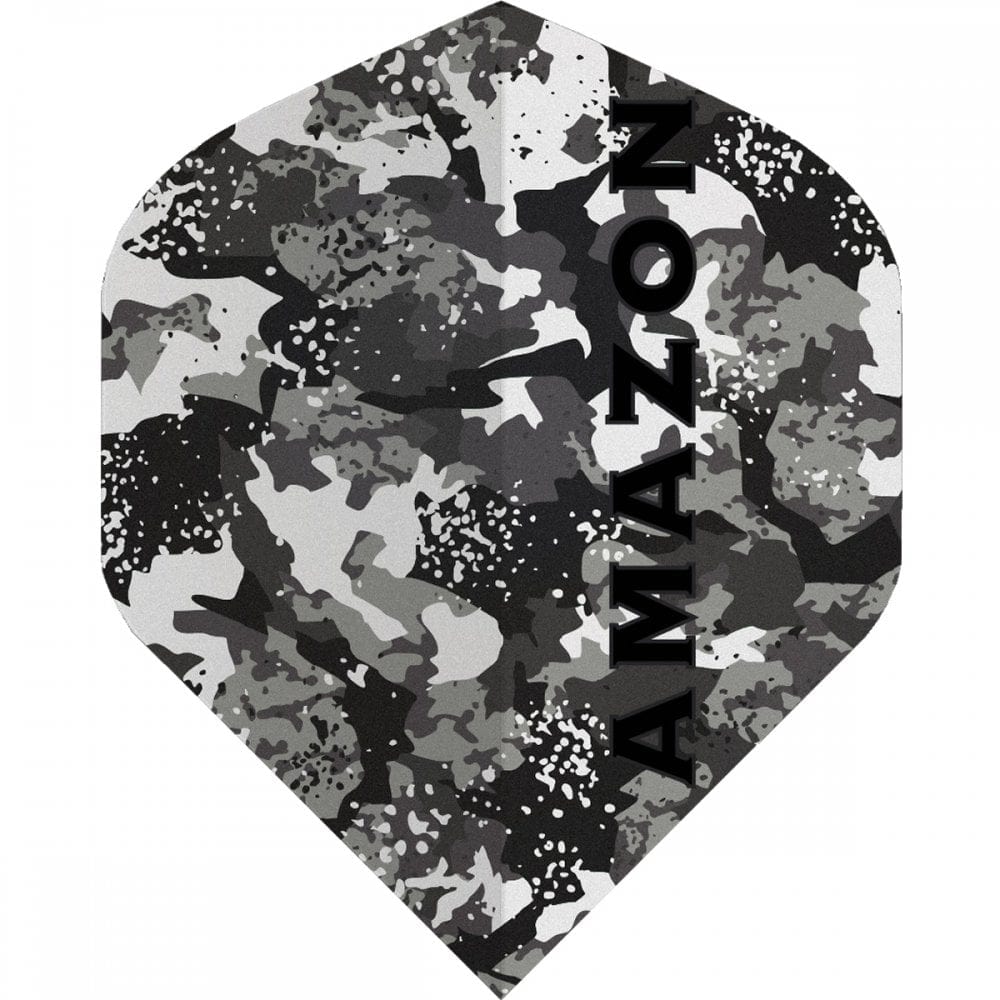 Amazon Dart Flights - 100 Micron - Std - No2 - Camo Grey