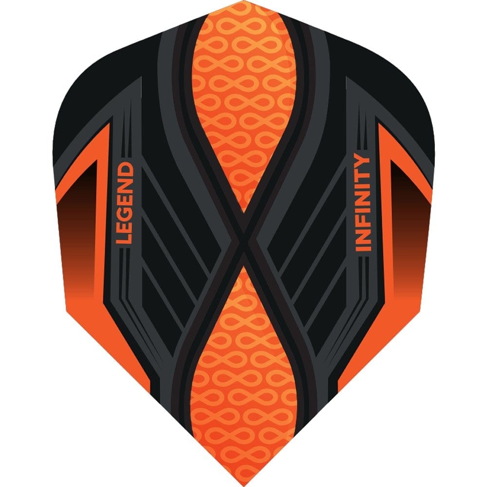 Legend Infinity Dart Flights - 100 Micron - No2 - Std Orange