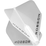 Robson Plus Dart Flights - for all shafts - Std No2 Clear