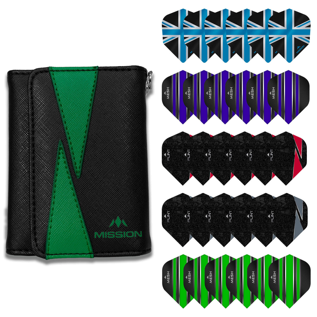 Flint Wallet & 10 Sets of Mission Flights