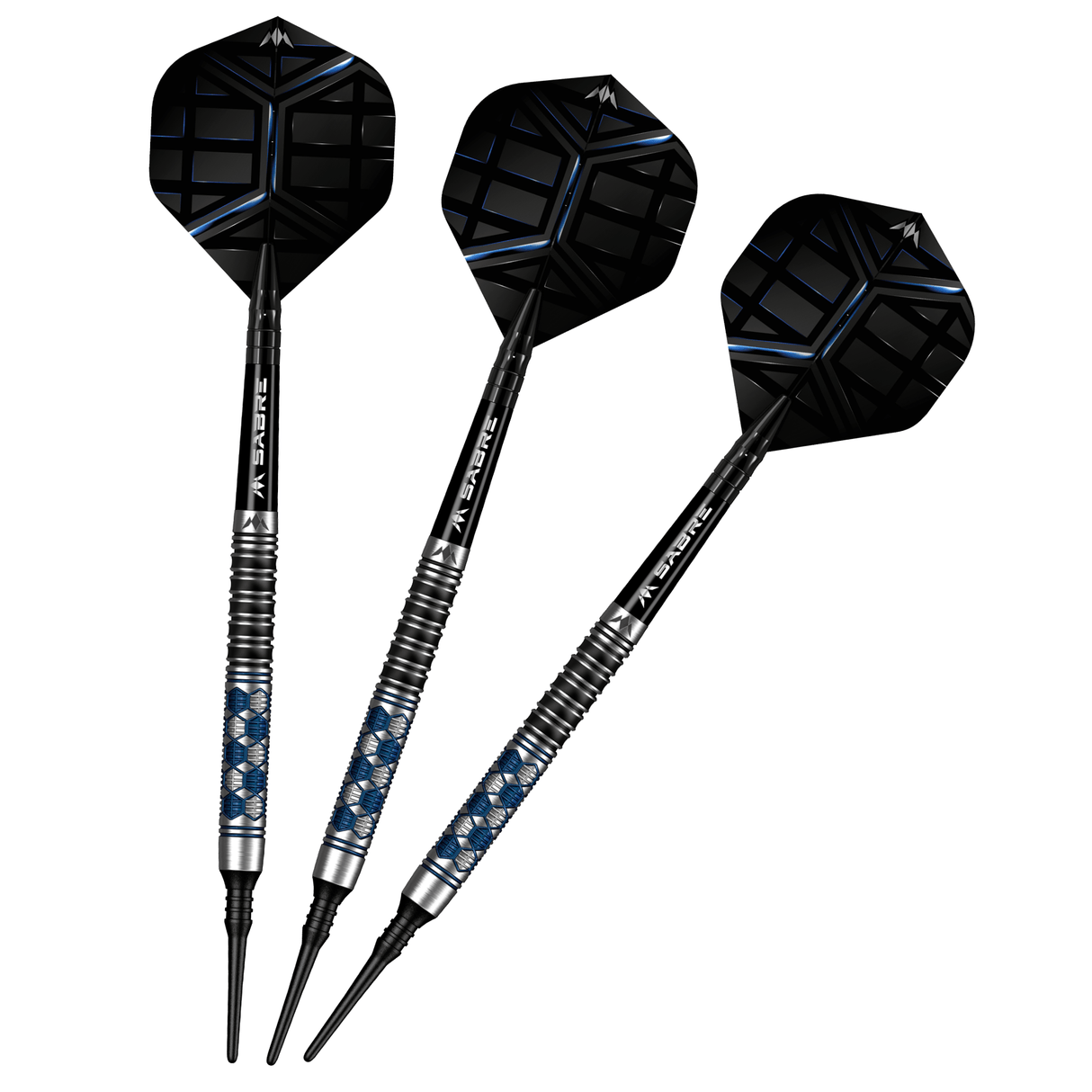 Mission Hexon Darts - Soft Tip - 90% - Blue PVD 18g