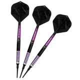 Mission James Hurrell Darts - Soft Tip - Hillbilly - Black & Purple - 18g 18g