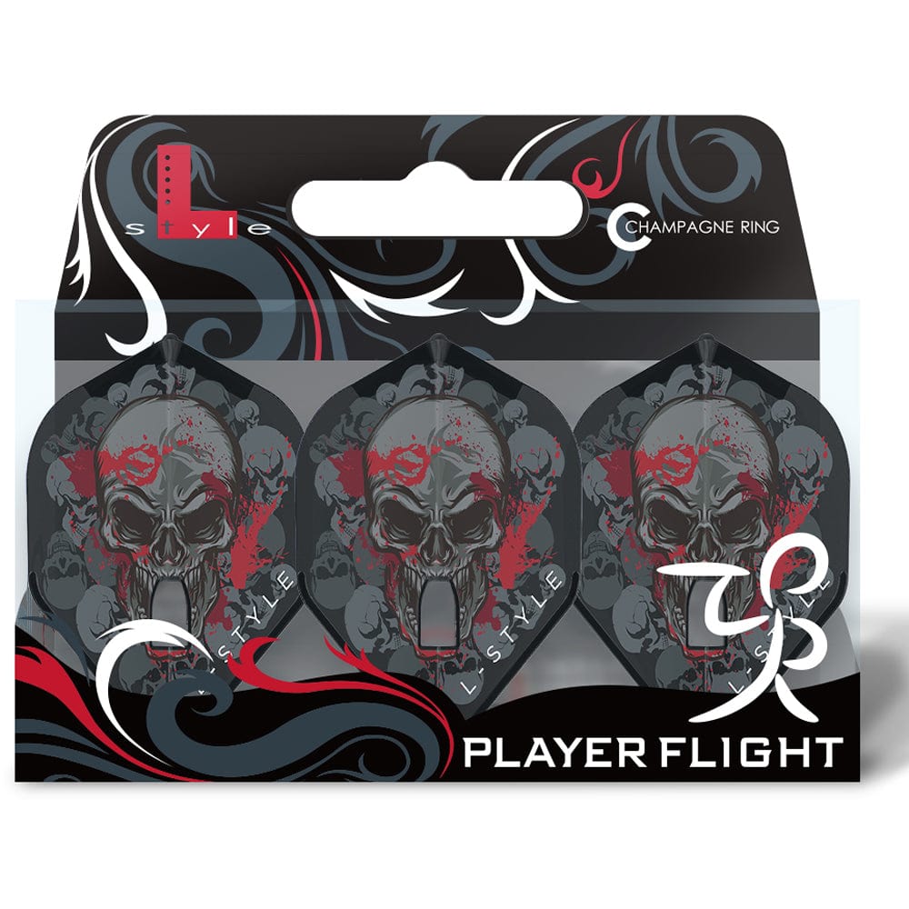 L-Style - L-Flights - L1 Pro - Champagne Ring - Standard - Ryan Searle V2 - Clear Black - Skull