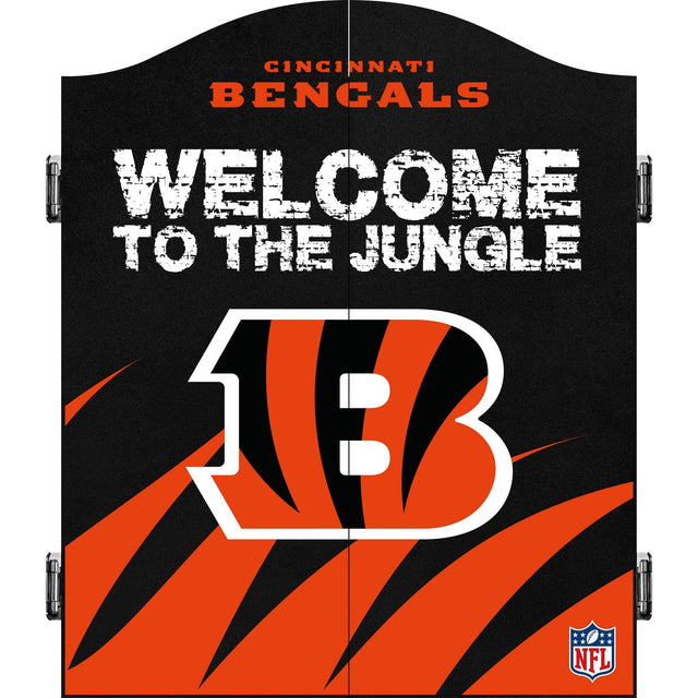 NFL - Dartboard Cabinet - Official Licensed - Cincinnati Bengals